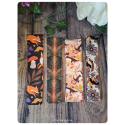 Marque-page tons orange automne
