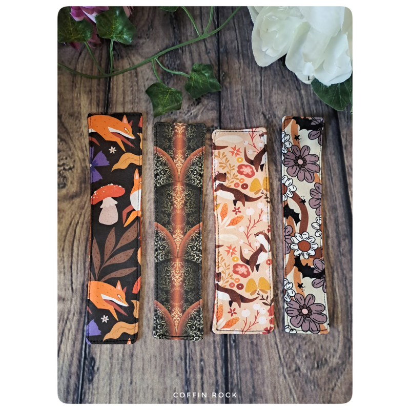 Marque-page tons orange automne