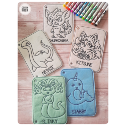 Cryptozoologie - page à l'unité de coloriage effaçable