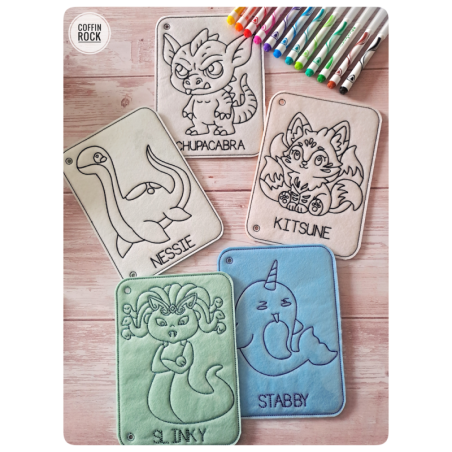 Cryptozoologie - page à l'unité de coloriage effaçable