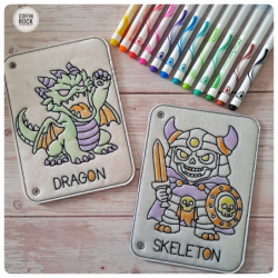 Fantasy - page à l'unité de coloriage effaçable