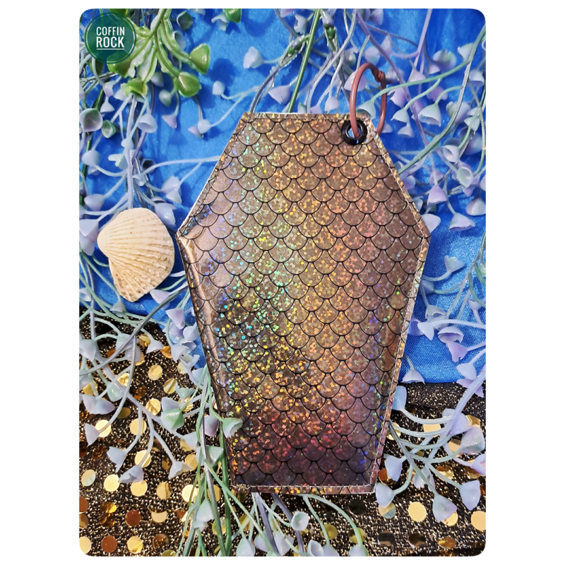 cercueil marron porte-monnaie de poche