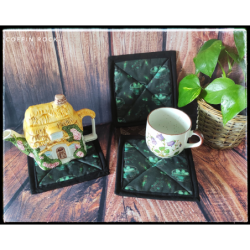 chaudrons : tapis cosy pour tasse ou théière