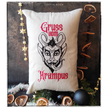 Gruss vom Krampus - housse de coussin