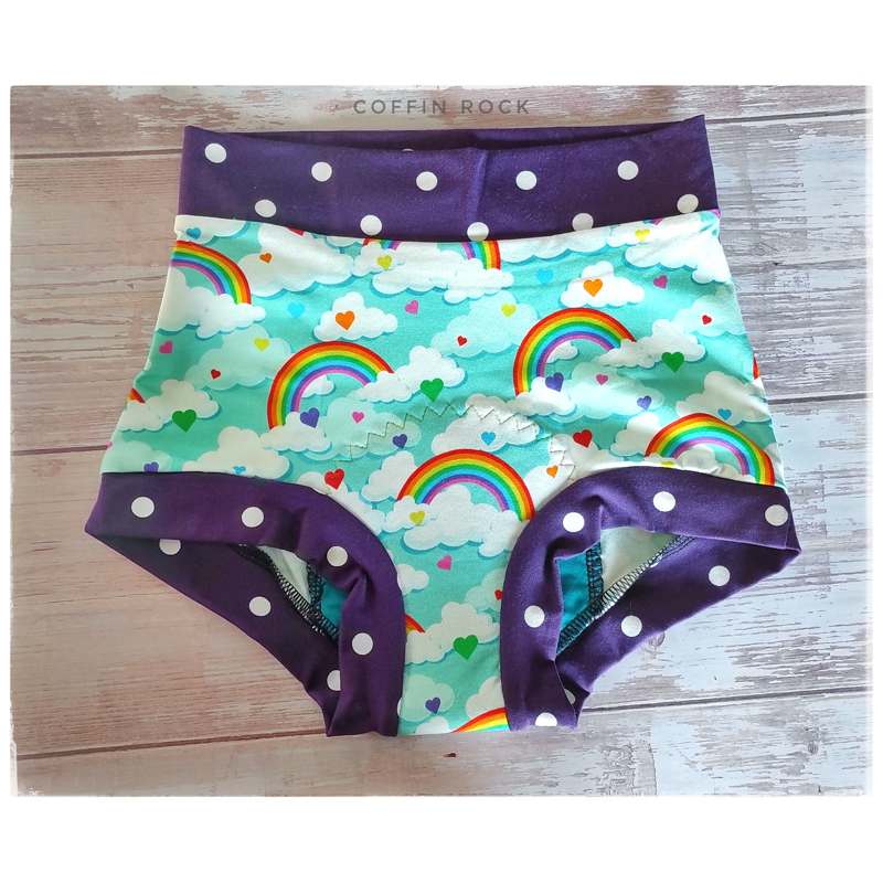 XS - BIO CoffinShort cute - culotte menstruelle