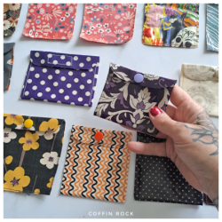 mini pochettes pour pétales/tampons/coupes menstruelles