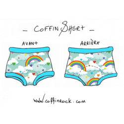 M - arc en ciel bio - culotte menstruelle
