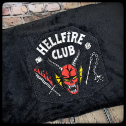 plaid brodé Hellfire Club