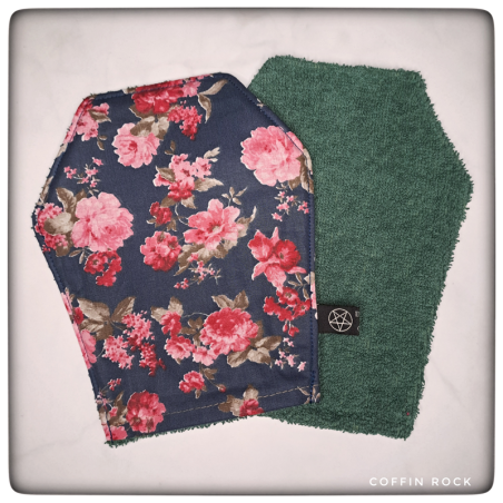 bouquets fleuris ! Gant de toilette cercueil