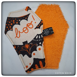 chauve-souris d'halloween - lingettes démaquillantes lavables