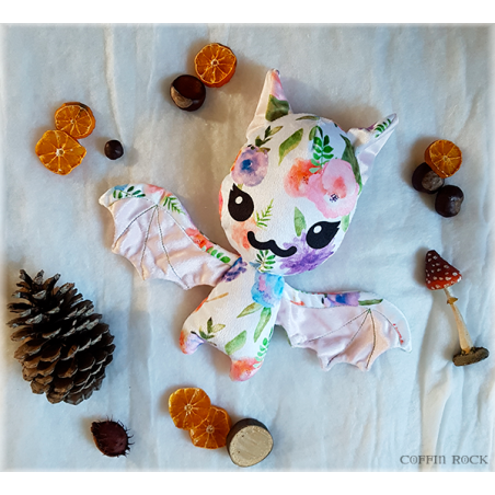 Flower Batty - peluche toute douce