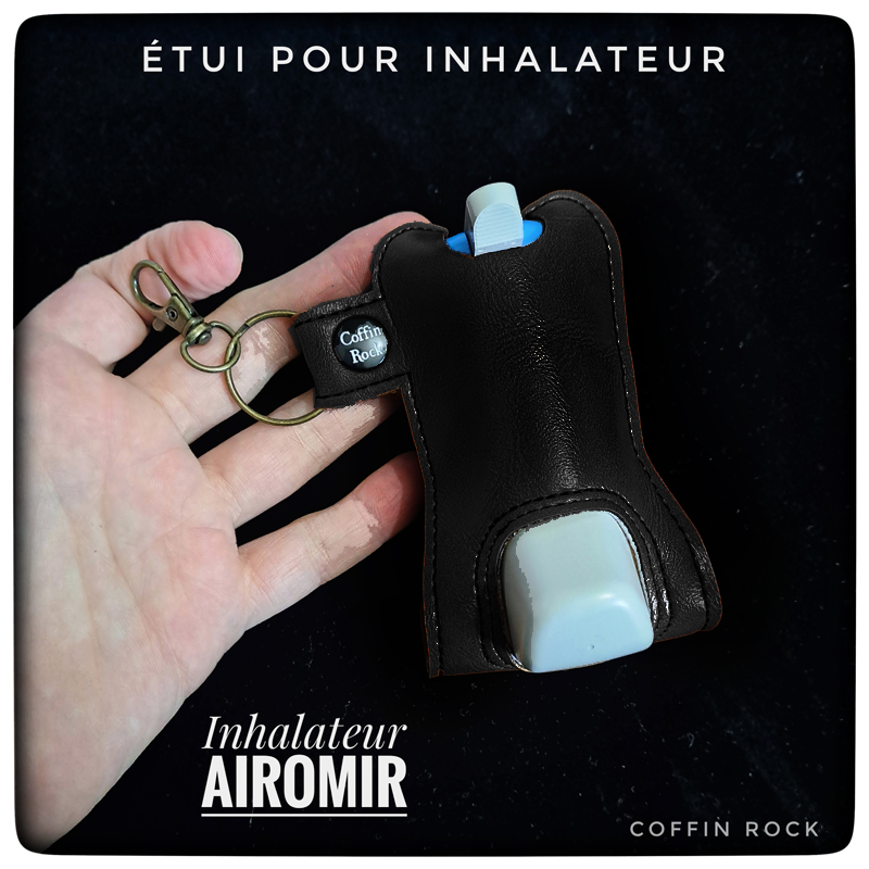AIRomir noir - étui pour inhalateur