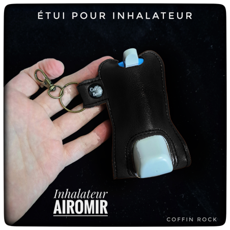 AIRomir noir - étui pour inhalateur