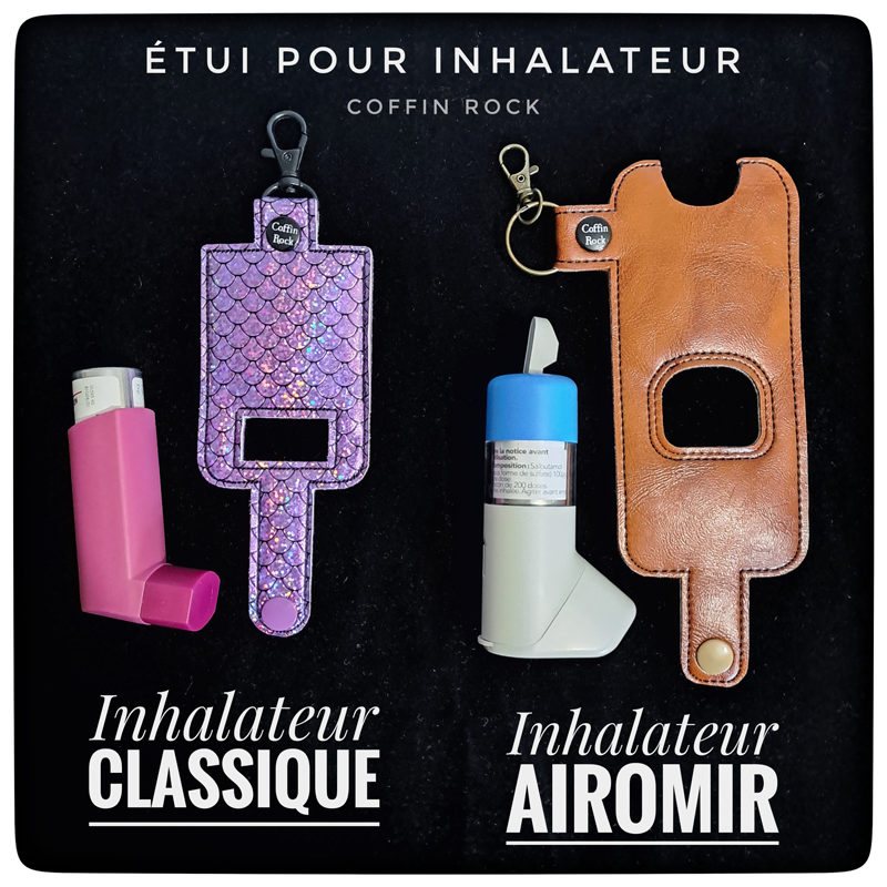 AIRomir-ECAILLE sur mesure - étui pour inhalateur