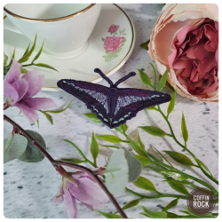 Broche Graphium sarpedon violet