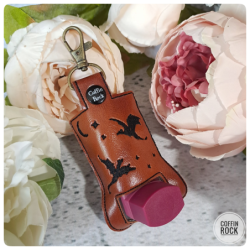 étui pour inhalateur dragon brun caramel
