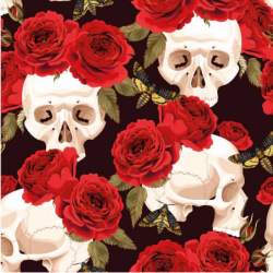 skull'n'roses - pré commande - Bouclier moelleux absorbant