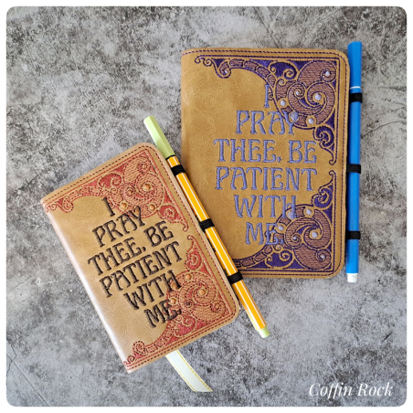 Housse de carnet patience