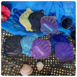 coquillage à écailles - bijou de sac