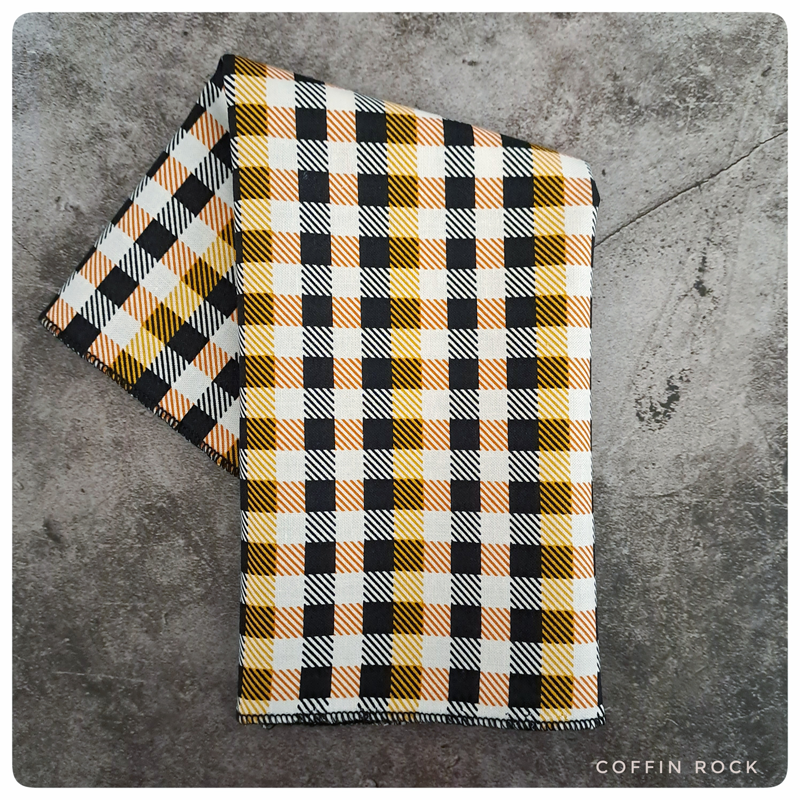 tartan automne : mouchoirs en coton