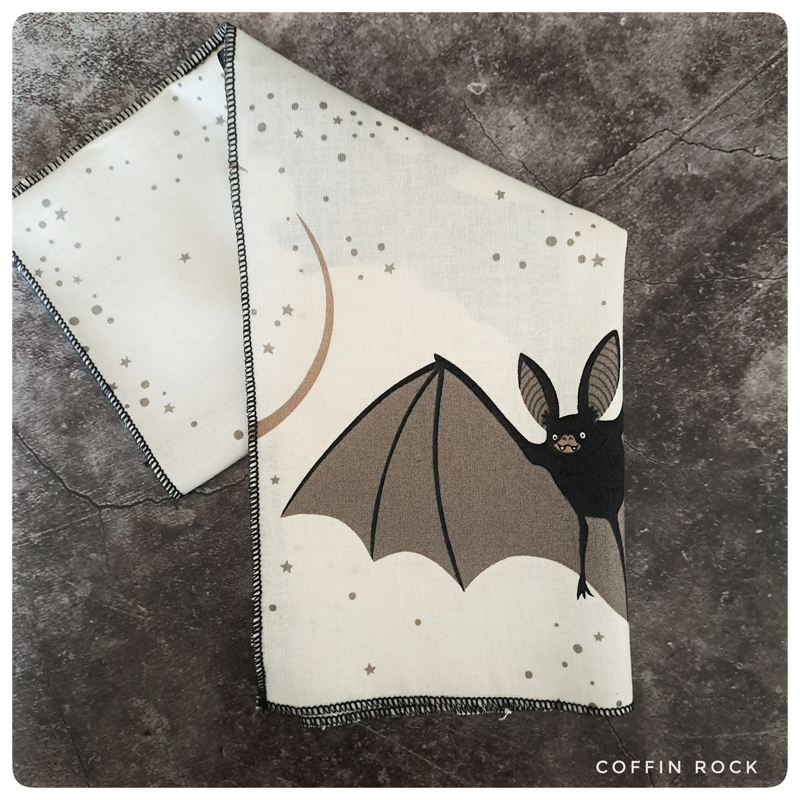 chauve-souris : mouchoirs en tissus