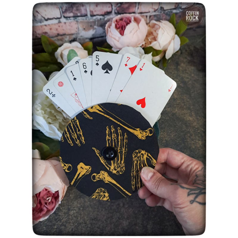 Ossements - porte-cartes à jouer