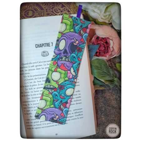 Marque-page zombie dégoulinant