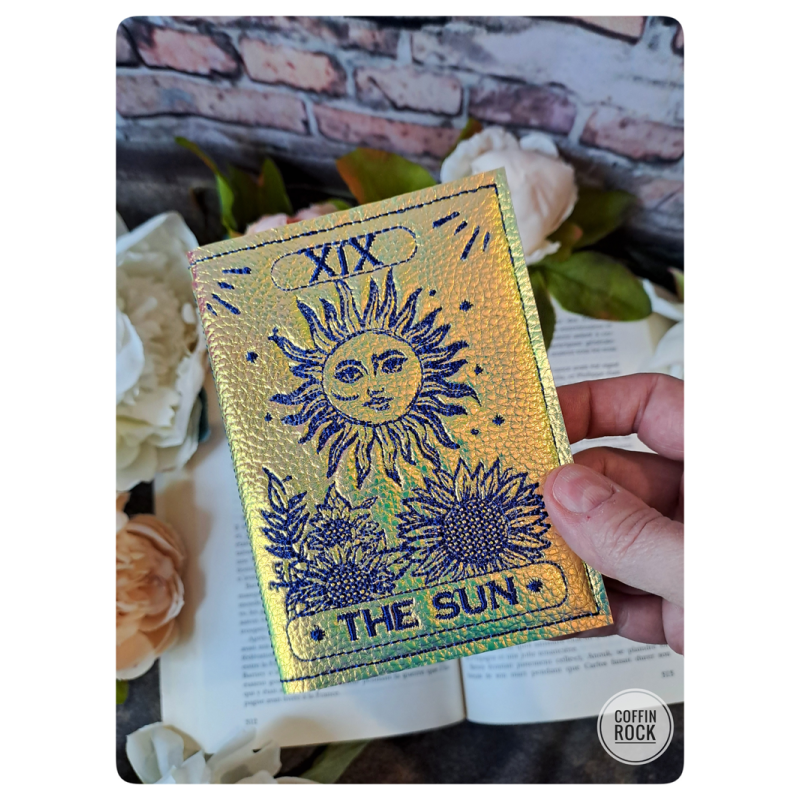 Housse de carnet carte de tarot - the sun