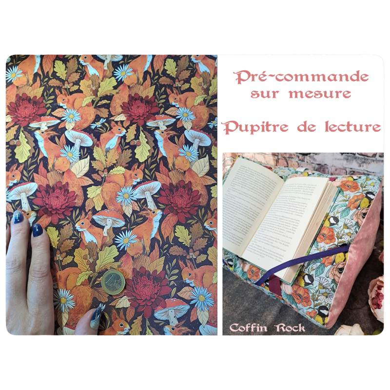 pré-commande écureuil d'automne - pupitre de lecture