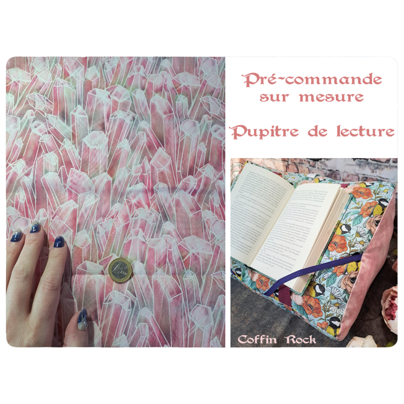 pré-commande cristaux roses - pupitre de lecture
