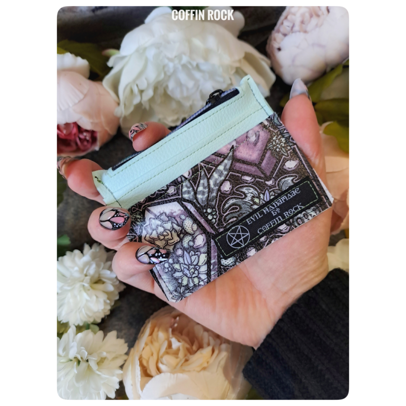 cercueil terrarium - porte-monnaie de poche