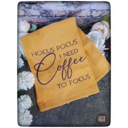 Hocus pocus coffee - Torchon doré