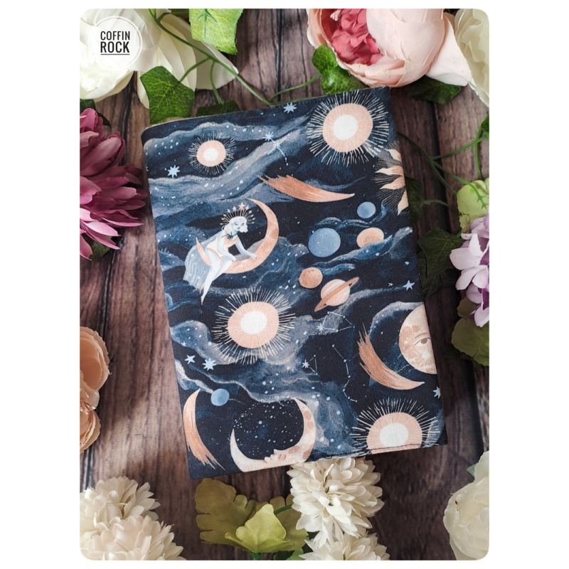 sorcière de la lune  - Housse de livre adaptative